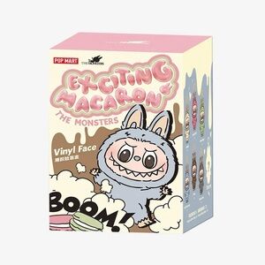 THE MONSTERS - Exciting Macaron Vinyl Face Blind Box Green Grape Official Labubu